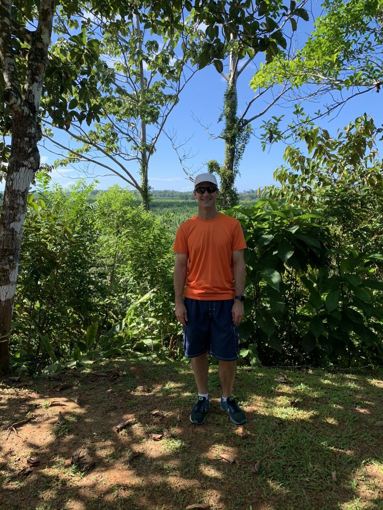 Overlooking palm plantation near Manuel Antonio