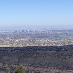 View of Downtown Denver from Plymouth Mountain Trail