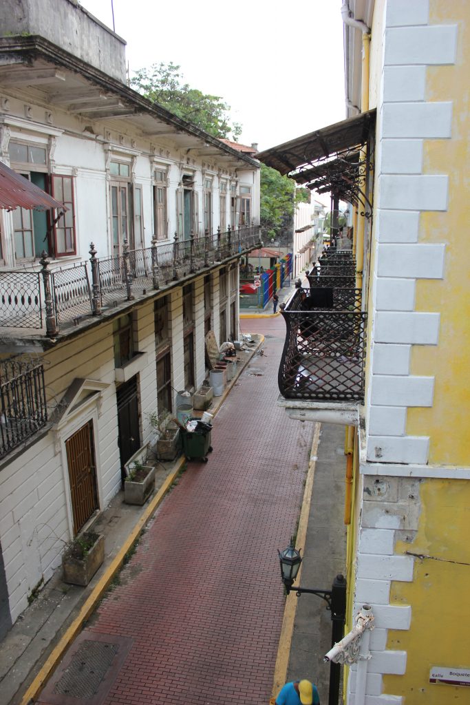 Balcony view from Magnolia Inn of Casco Viejo