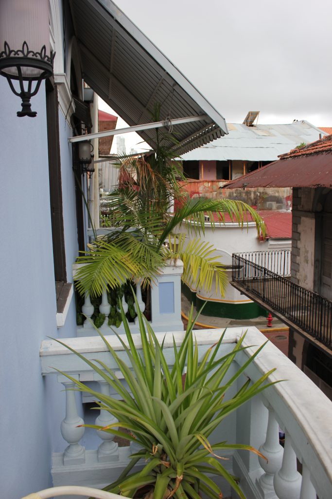 Balcony view from Magnolia Inn of Casco Viejo