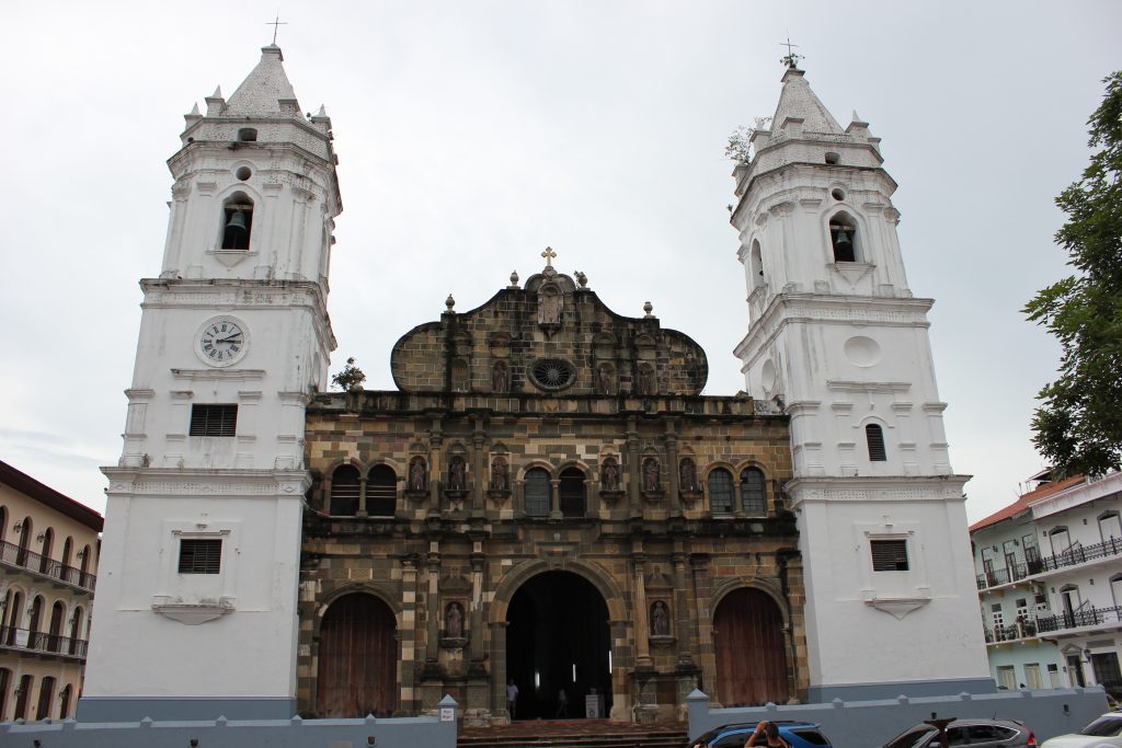 Panama City's Cathedral at Plaza de la Independencia