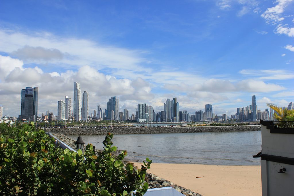 Panama City skyline as seen from Casco Viejo