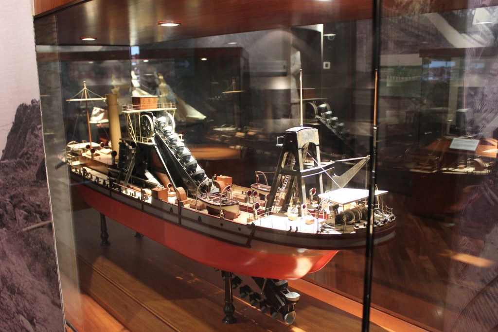 Inside visitor's museum - Panama Canal