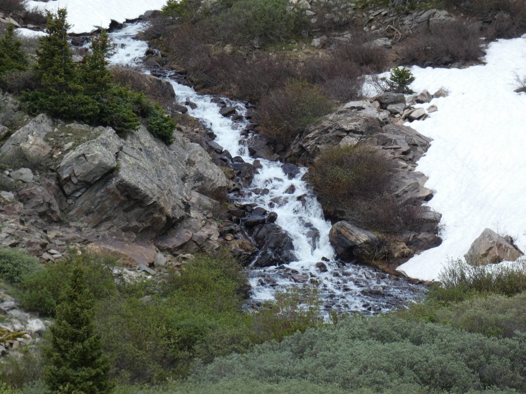 Streams had great flow from snowmelt