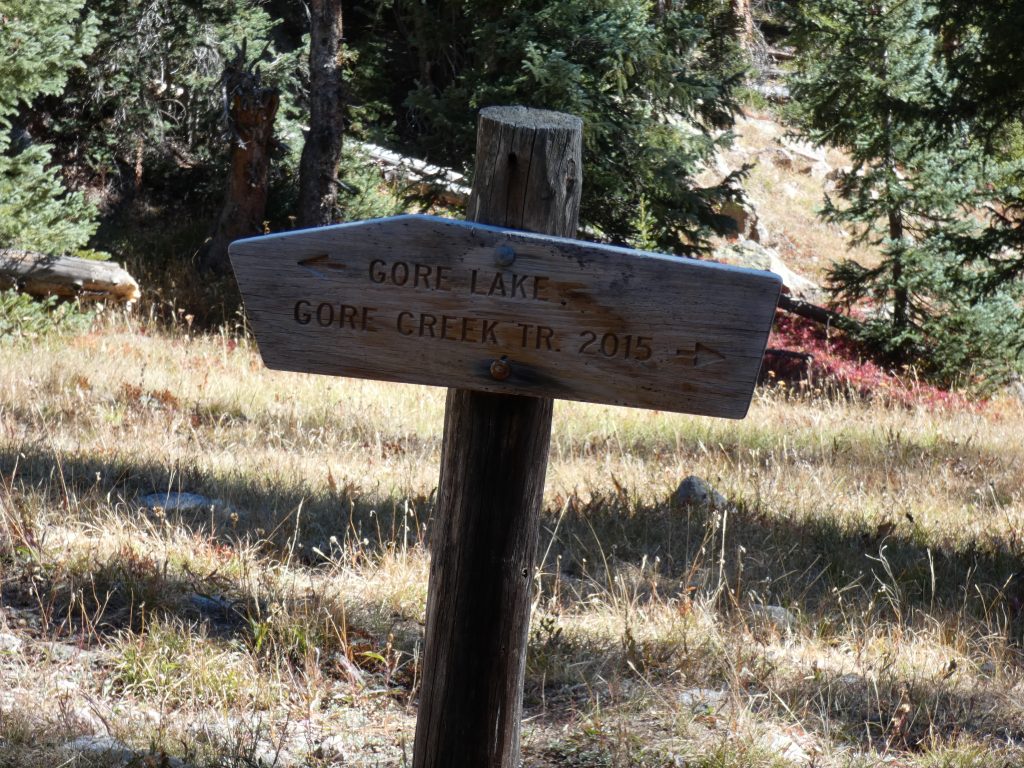 Head up the incline to Gore Lake