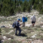 Final push to the summit of Bandit Peak