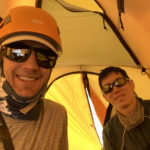 My tent-mate Kevin and me