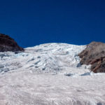 Looking up at the Ingraham Glacier