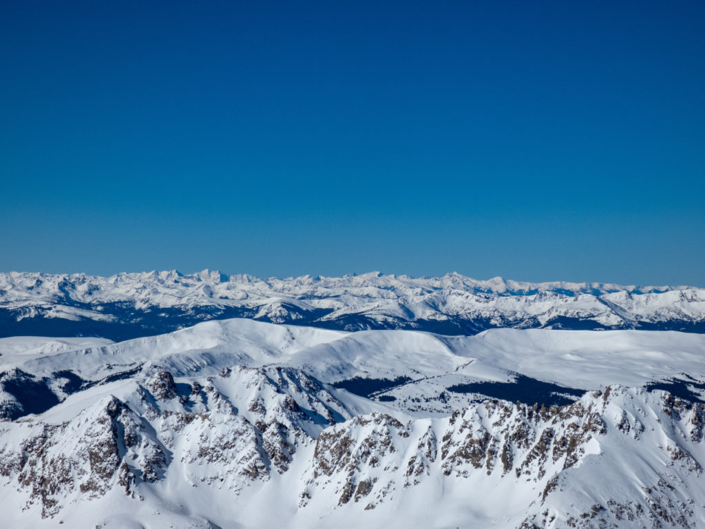 Winter summit of Quandary Peak